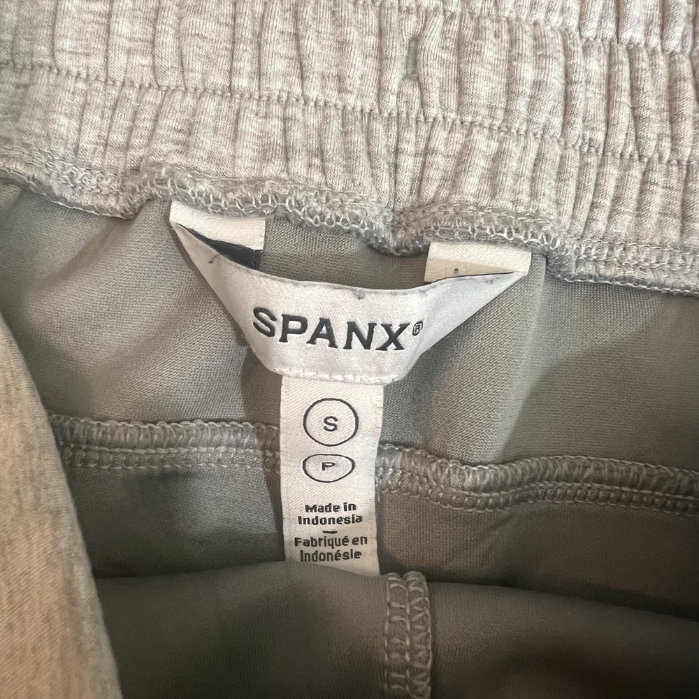 SPANX AirEssentials Wide Leg Pant Size Small Gray Drawstring Waist - Picture 8 of 14